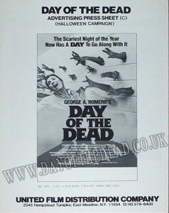 Day of the Dead Advertising Press Sheet Halloween Campaign