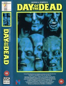 DAY OF THE DEAD UK ENTERTAINMENT IN VIDEO VHS